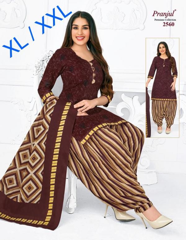 Pranjul Preksha Hit Collection Cotton Designer Patiyala Readymade Suit